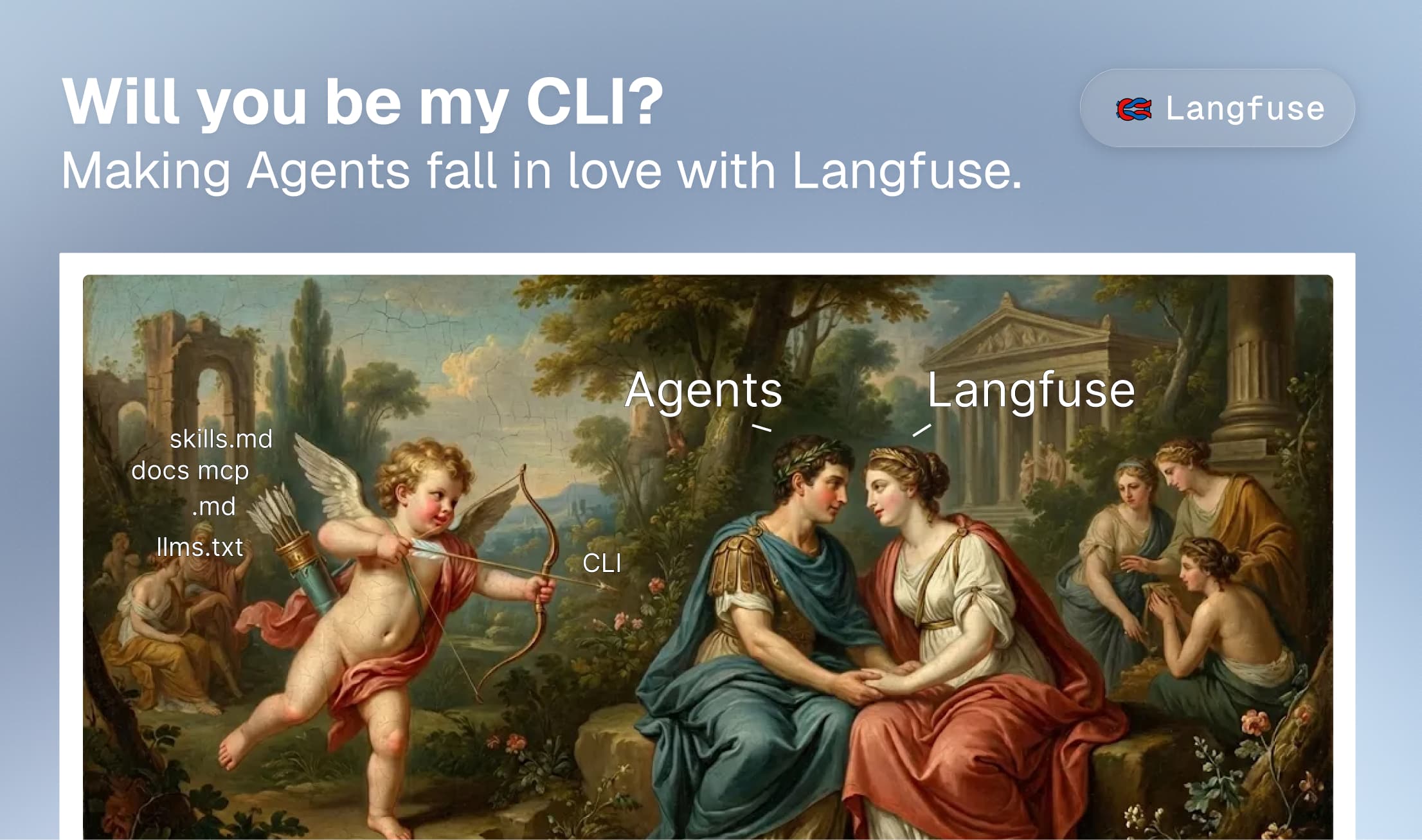 Will you be my CLI? Making Agents fall in love with Langfuse.